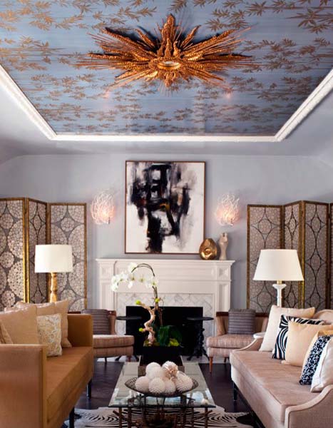How To Hang Wallpaper On The Ceiling : Ceiling Mural Wallpaper-omiya.com.vn